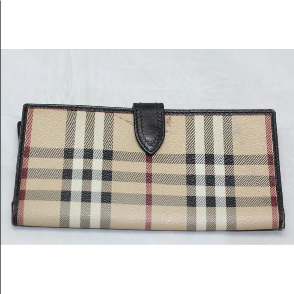 burberry haymarket check wallet